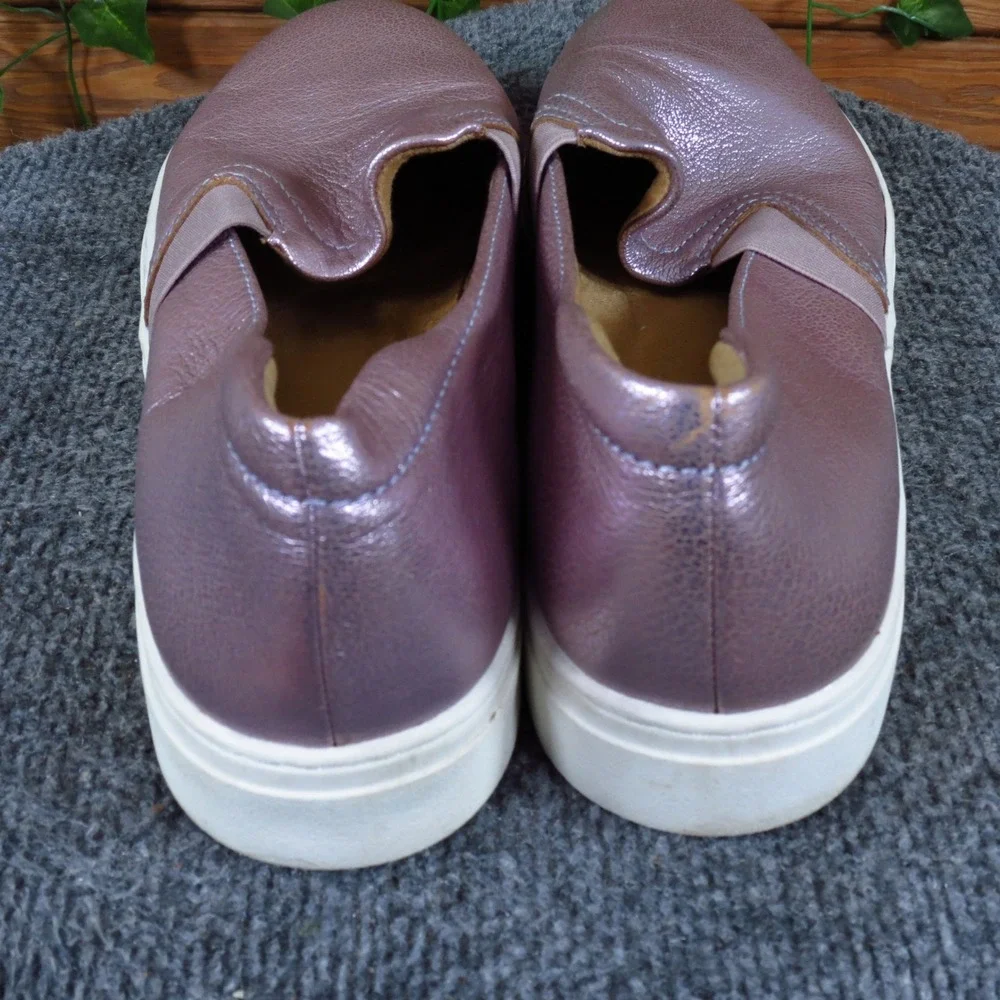 Naturalizer Carly2 Women Slip On Sneaker 10.5 Walking Shoe Metallic Mauve